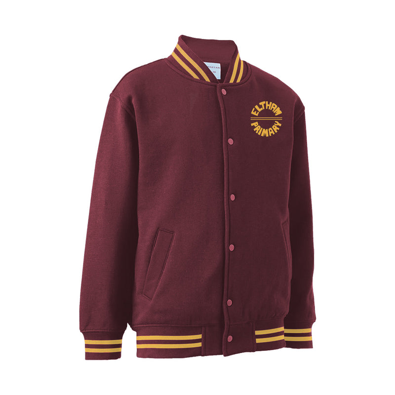 Bomber Jacket - Light Maroon/Gold