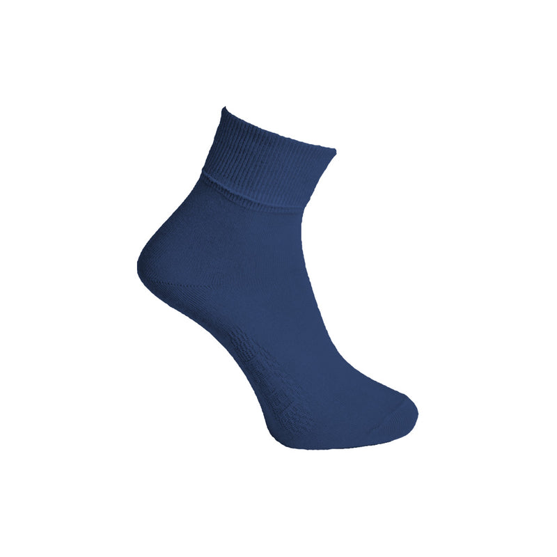海军蓝及踝袜 - 三双装