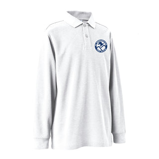 长袖 Polo 衫（白色）