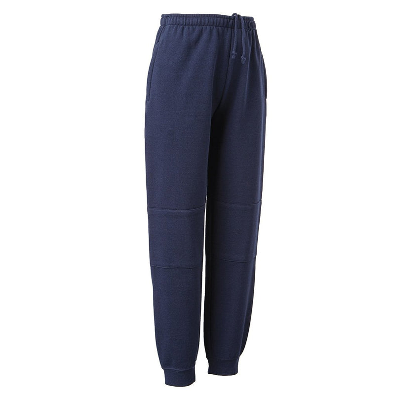 Track Pants - Double Knee Ribbed Cuff